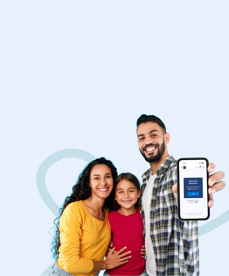Main banner of a family showing phone with JML Logo for Mobile Devices
