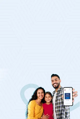 Main banner of a family showing phone with JML Logo Tablet Devices